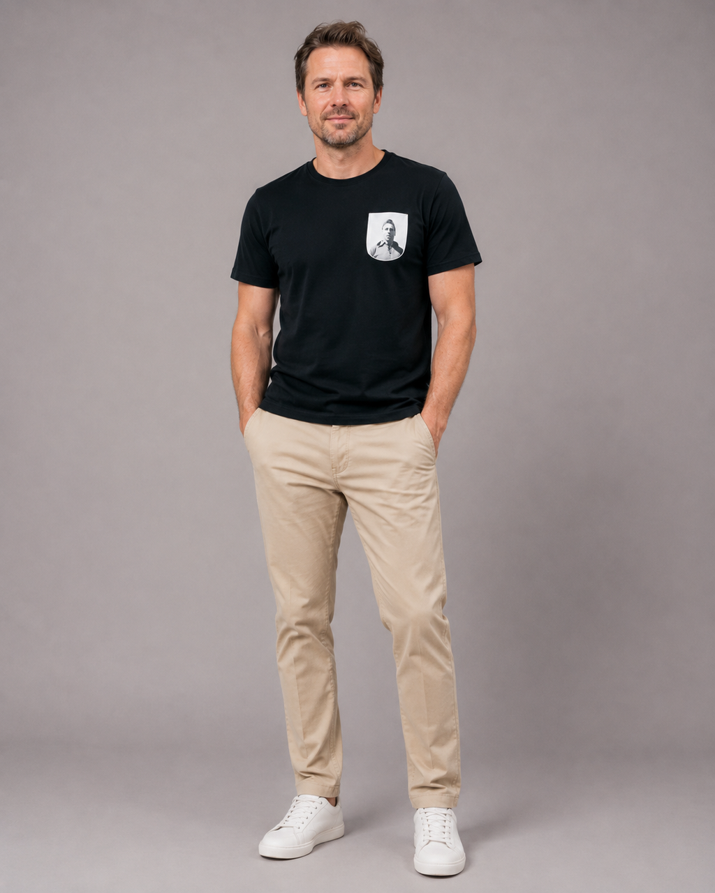 T-shirt zwart Coppens