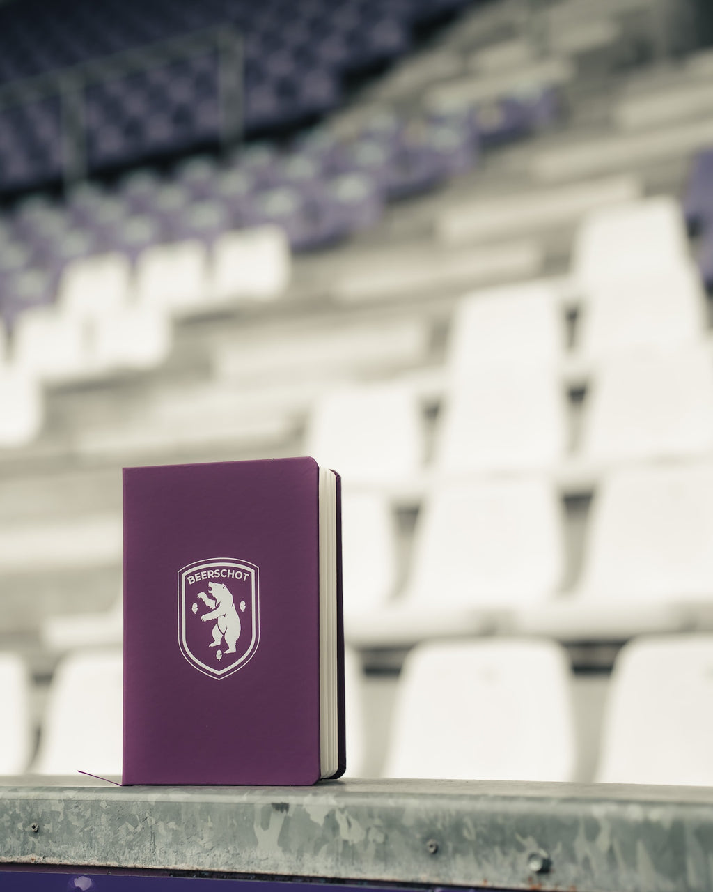 Beerschot Notitieboekje Paars A5