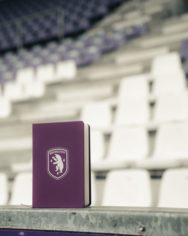 Beerschot Notitieboekje Paars A5