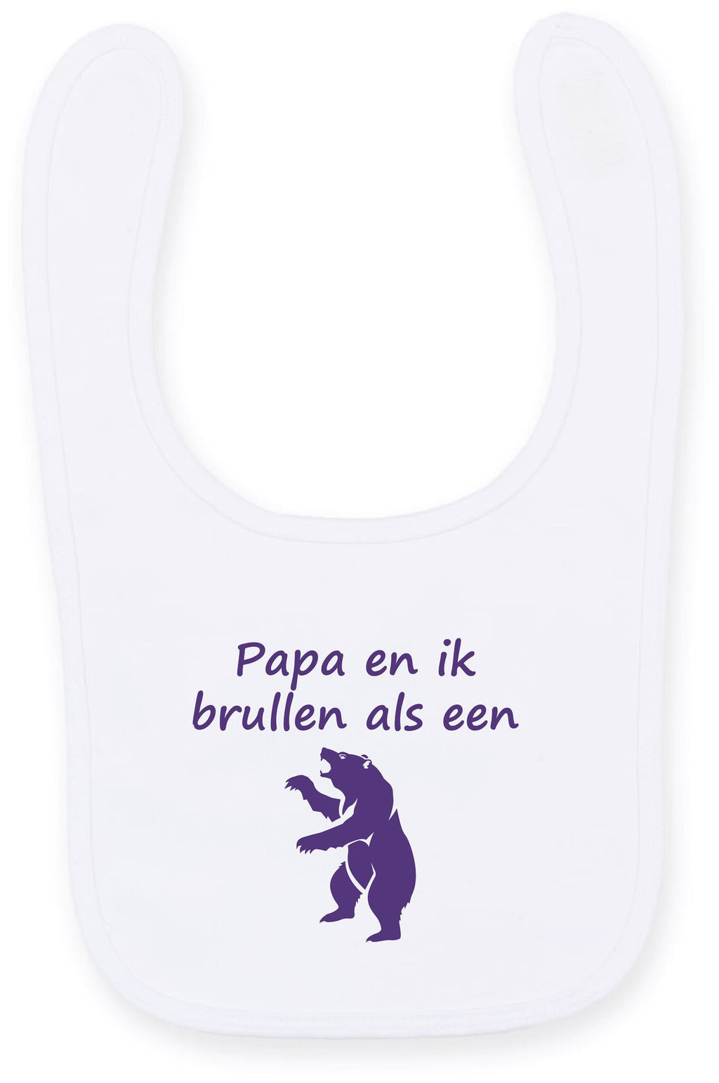 Slab Papa en ik brullen als een beer