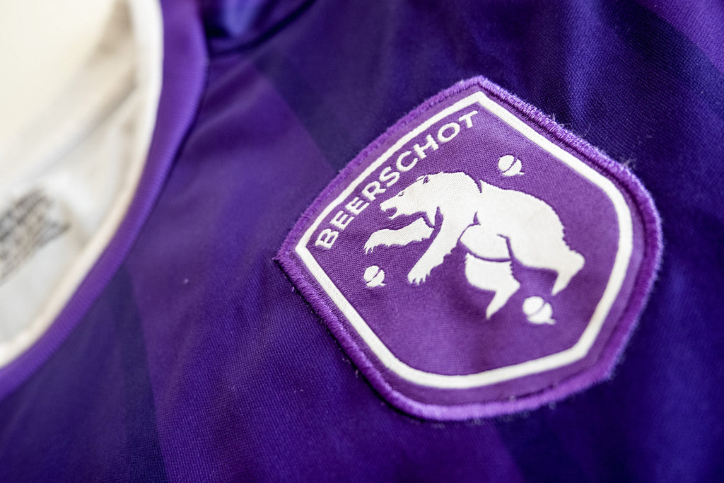 25-26 | Beerschot | Wedstrijdshirt | thuis | paars I kind
