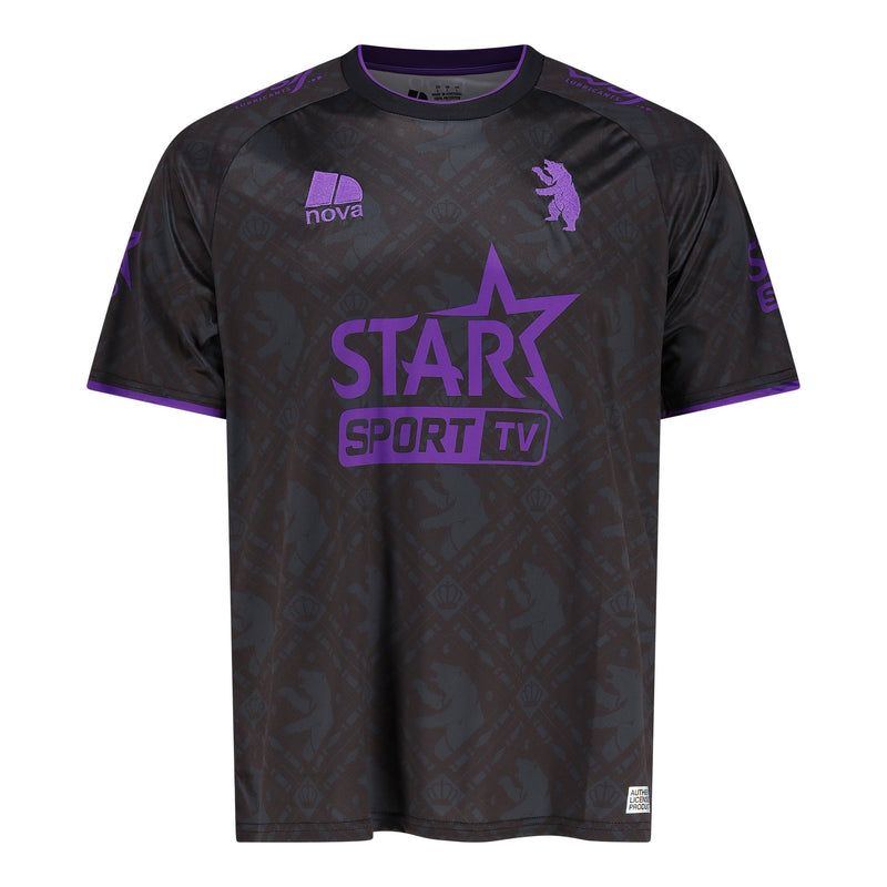 25-26 | Beerschot | Wedstrijdshirt | derde | zwart - paars I volw