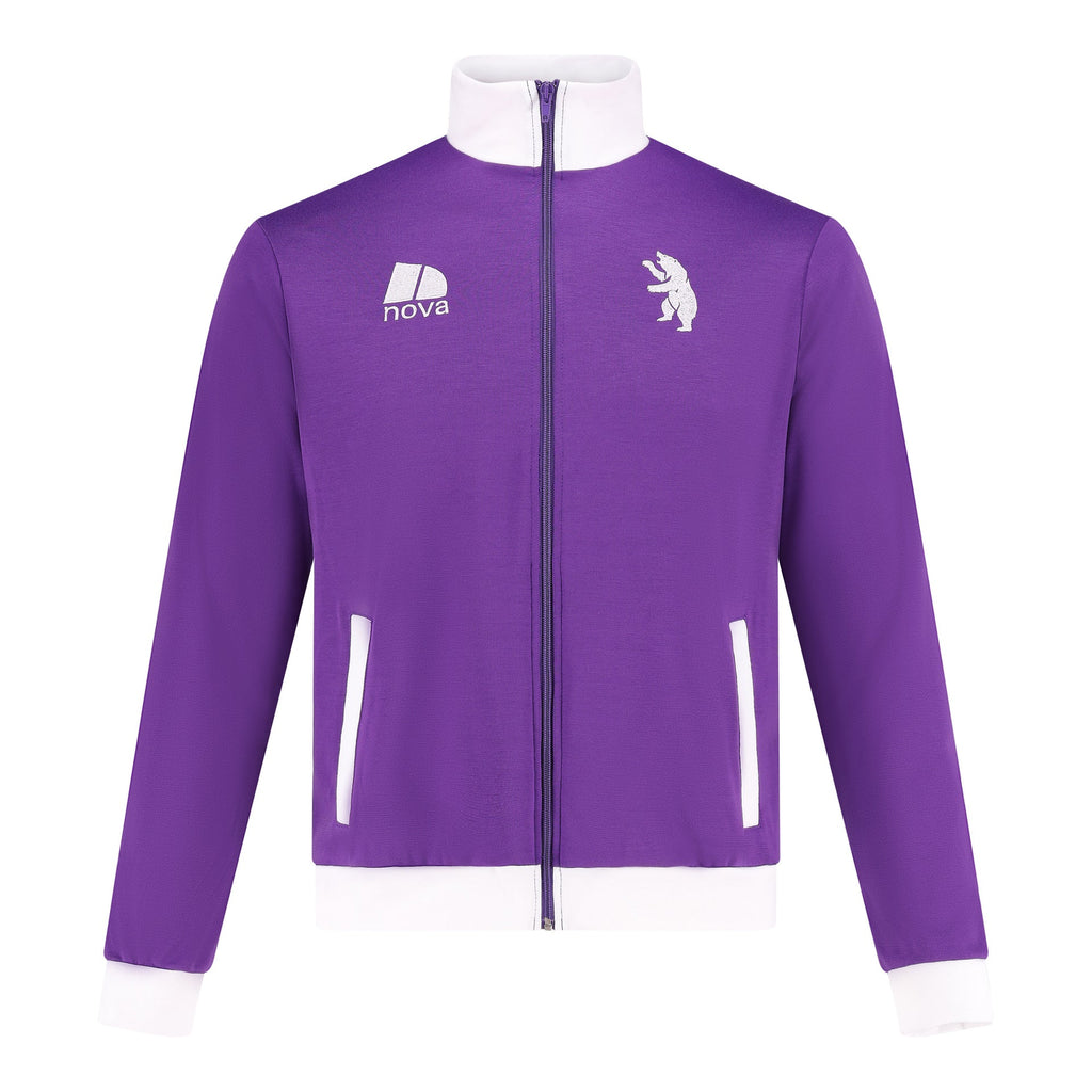 25-26 | WARMING UP | vest met rits | paars I volw
