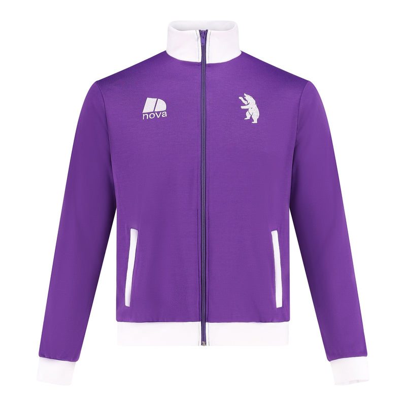 25-26 | WARMING UP | vest met rits | paars I volw