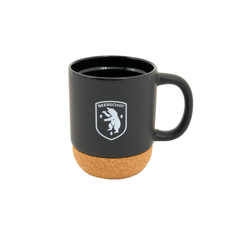 Zwarte Soeptas 420ml - Beerschot Logo